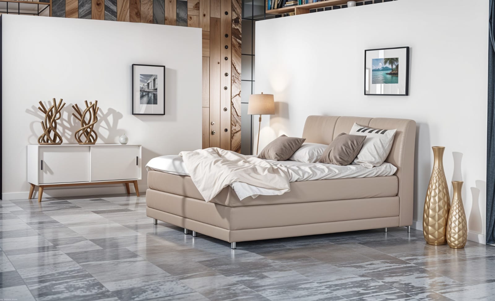 Deluxe 1902 Teddy boucle beige