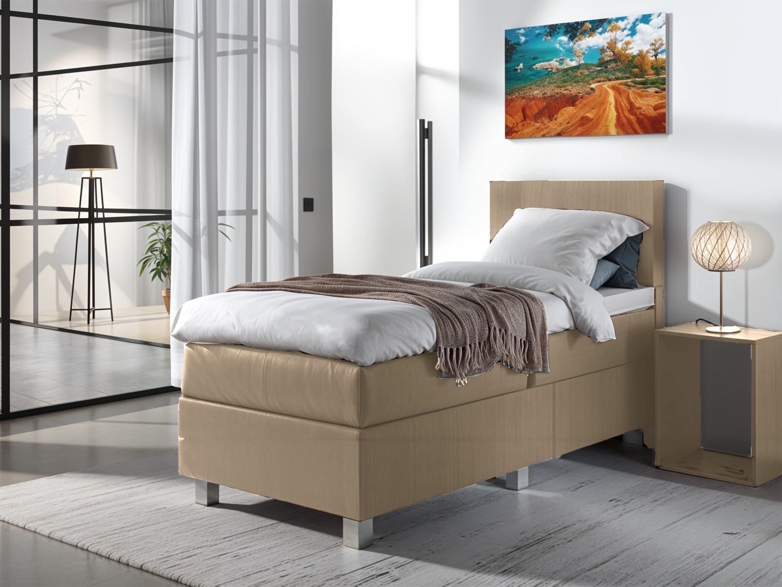 Basic Sinle 15 hugo 1 Katwoude boxspring