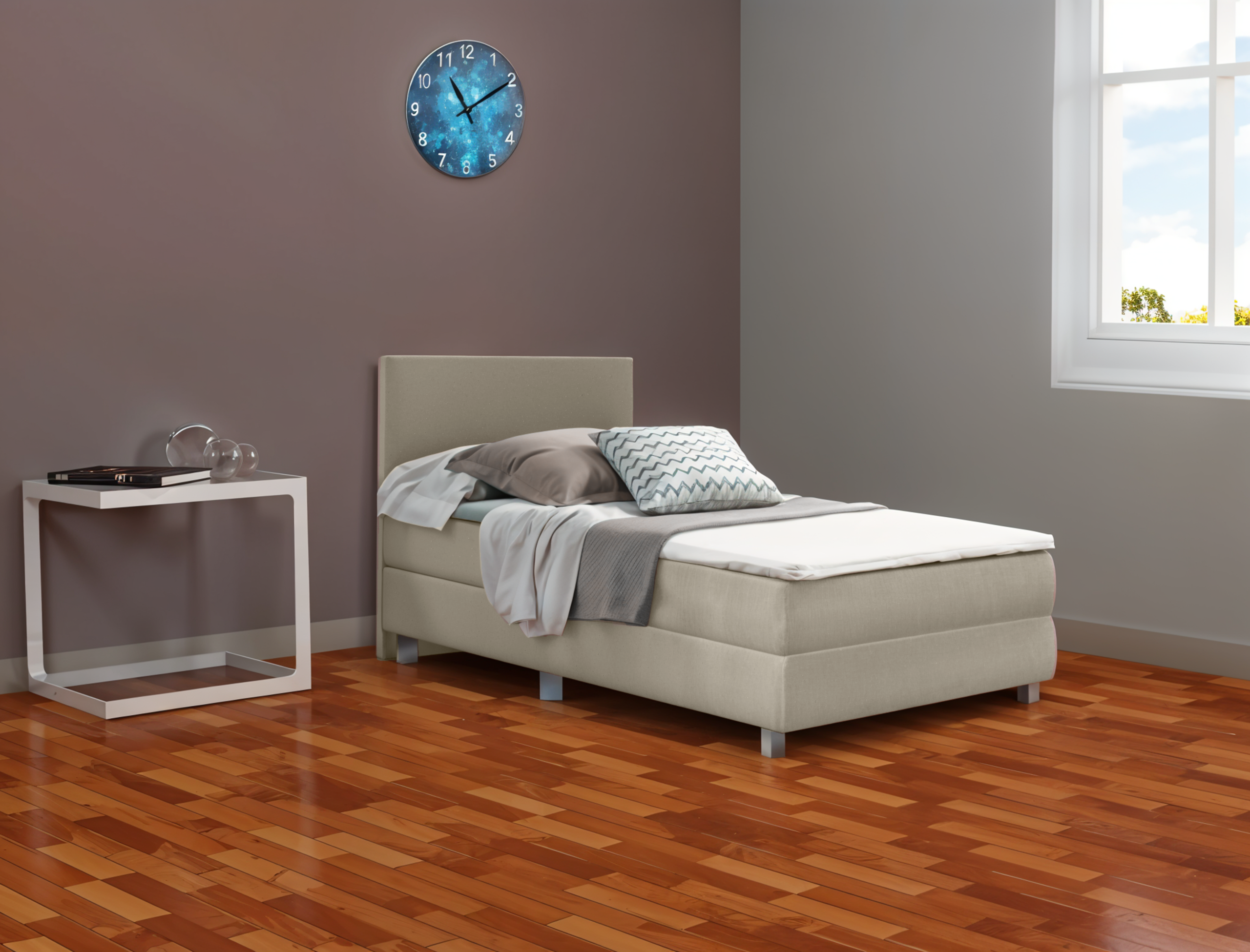 Original single 31 Hugo 1 Boxspring Zwanenburg