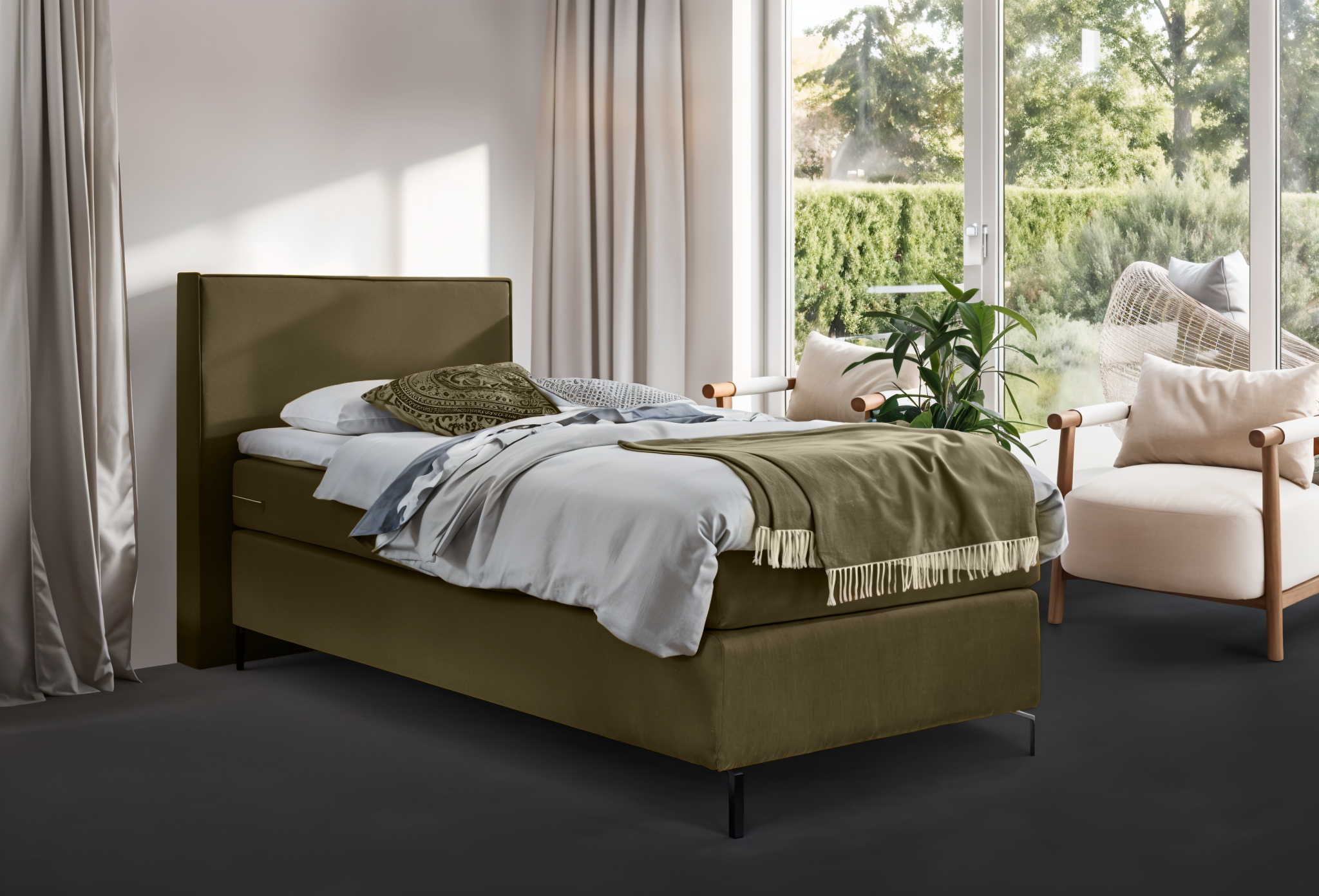 Single deluxe 880 Austin 12 Boxspring Ilpendam