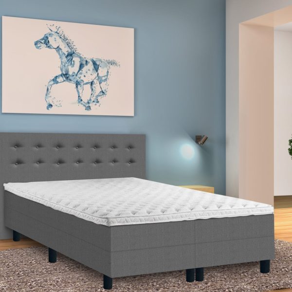 Bedroom interior. blue. 3d illustration