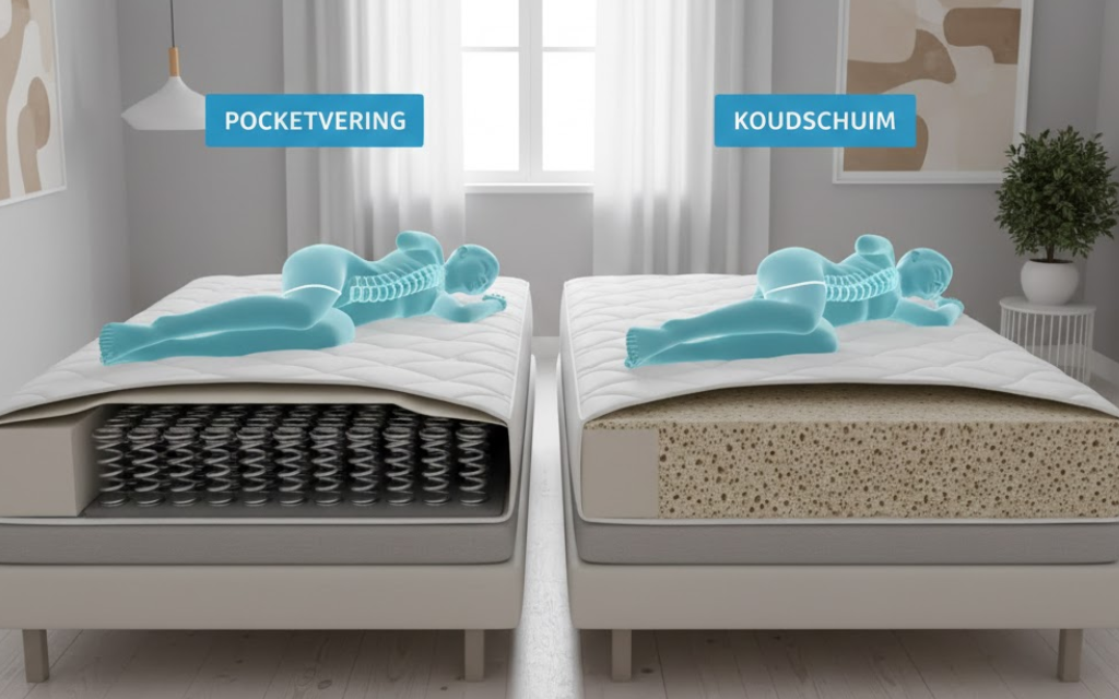 Afbeelding Pocketvering en Pocketmatrassen