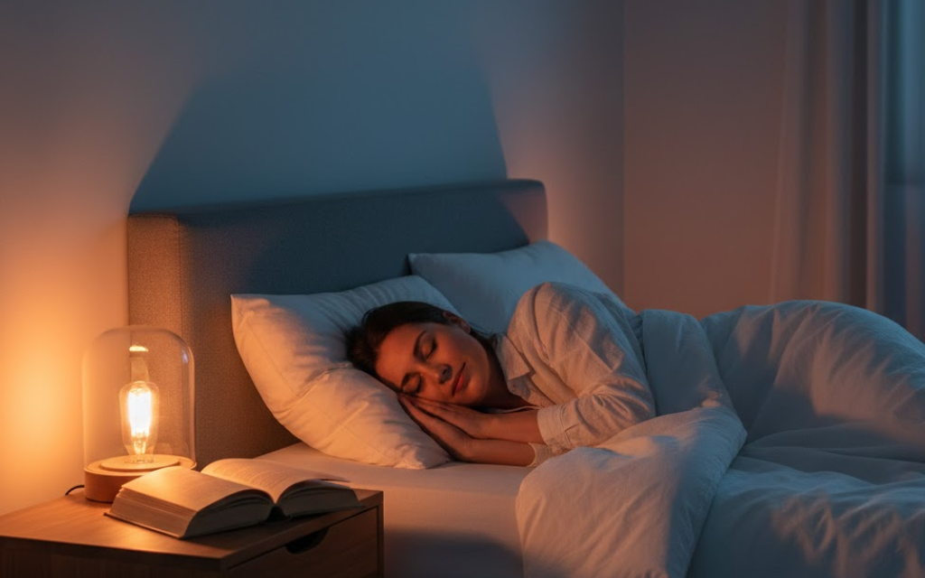 Vrouw ligt op 1 hoor te slapen