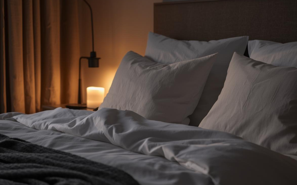 Afbeelding van een bed