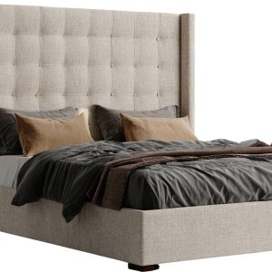 Opgemaakte boxspring