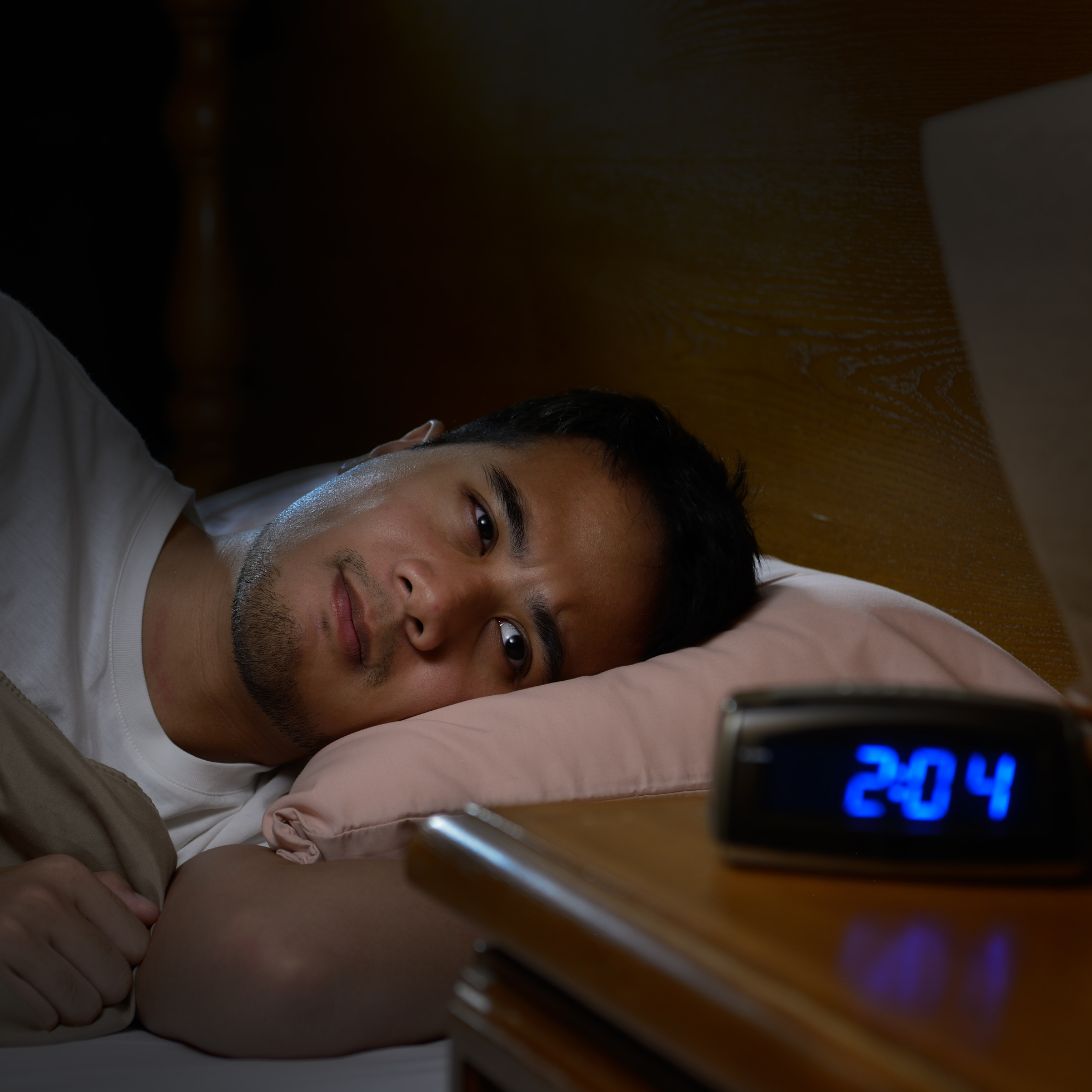 Man heeft last van Delayed Sleep Phase Syndrome en ligt wakker