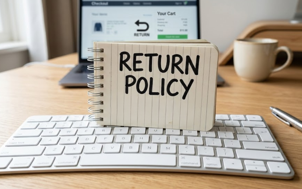 Afbeelding met return policy