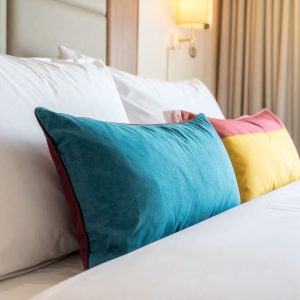 Opgemaakt hooglaagbed