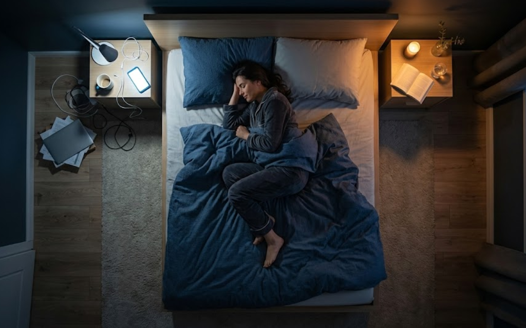 Man zit op de airport