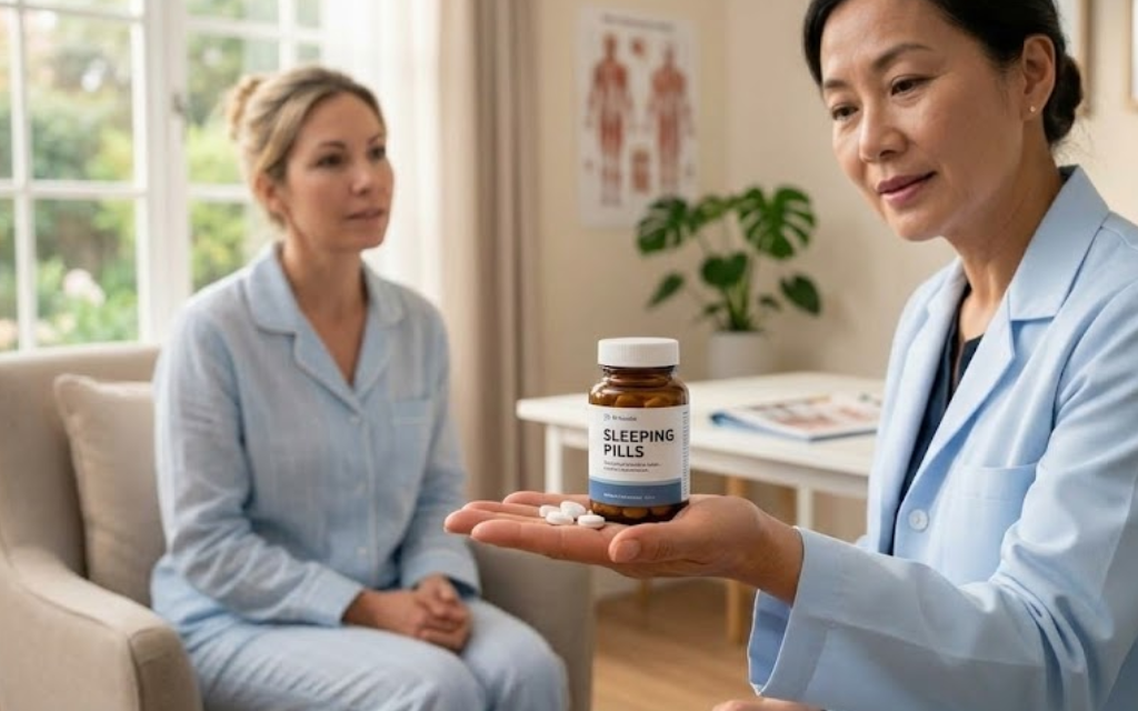 Slaappillen die de docter laat zien