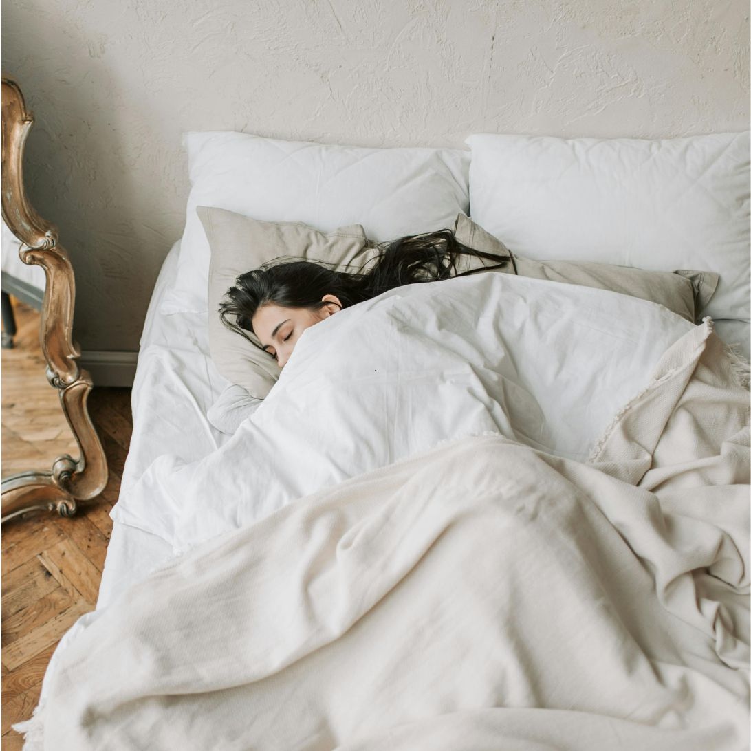 Vrouw gebruikt slaaprobot om beter te slapen