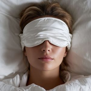 Vrouw heeft last van slaapverlamming tijdens het slapen