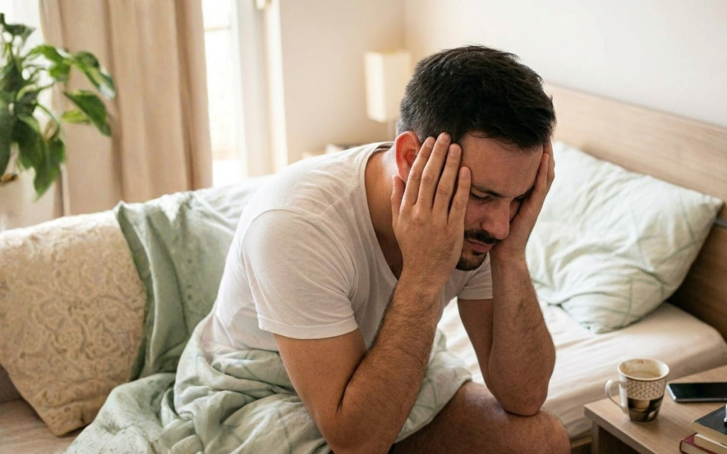 Man toont ontwenningsverschijnselen