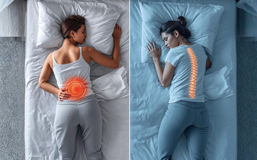 Twee vrouwen die op hun buik liggen