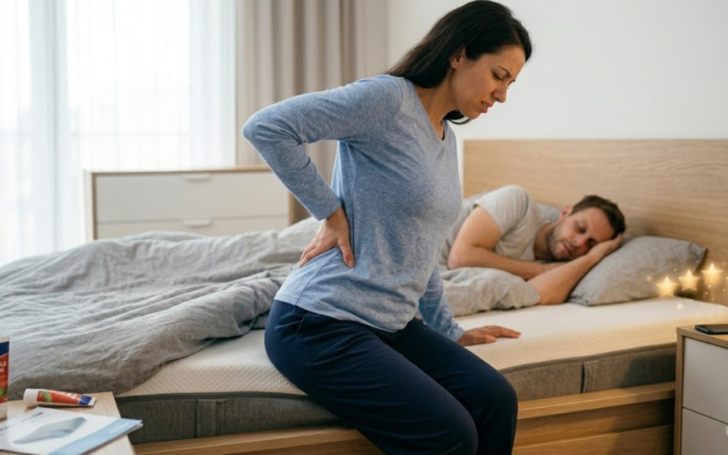 Vrouw met rugklachten