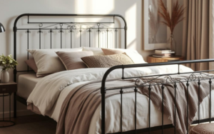 Afbeelding van een oldschool bed