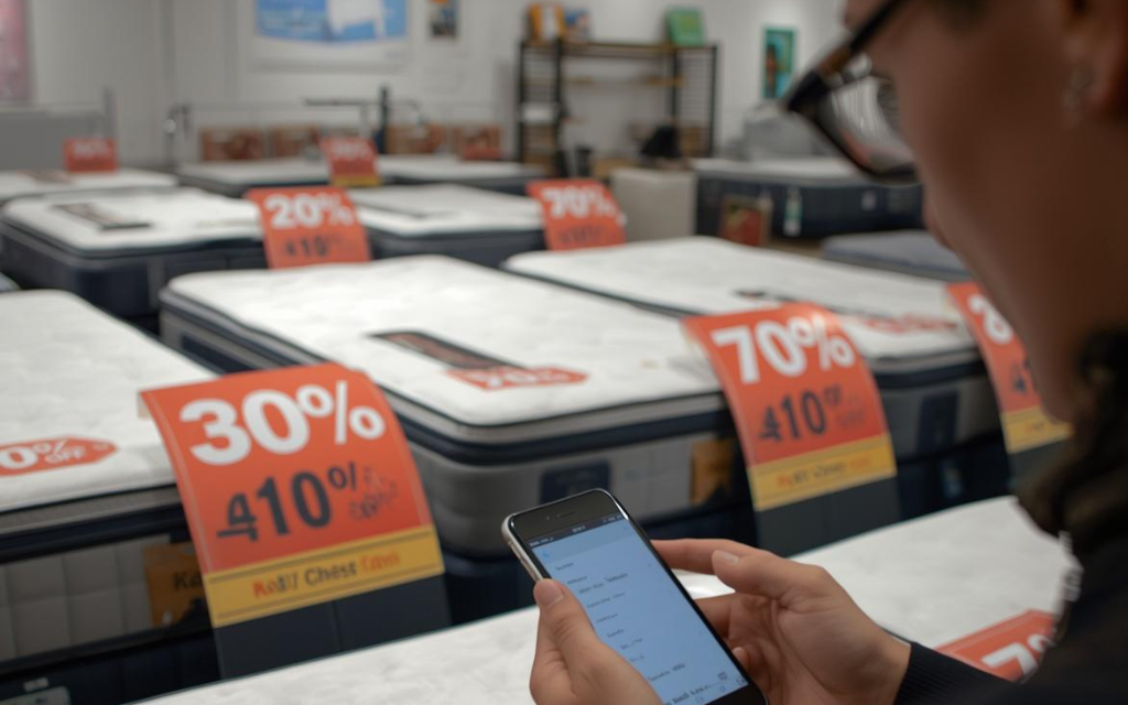 Man zoekt naar goedkoop bed