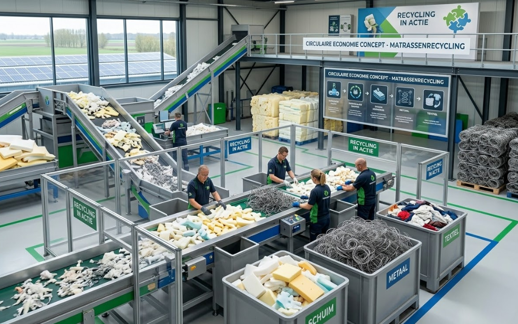 Afbeelding van een recycle fabriek