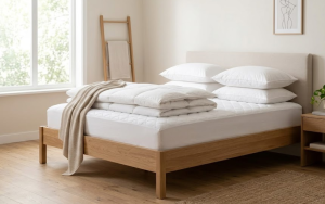 Afbeelding van een bed