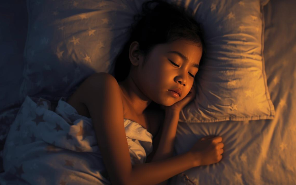 Kind dat ligt te slapen