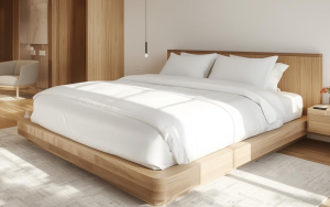 Afbeelding van een bed