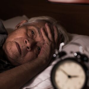 Man ligt wakker door parkinson