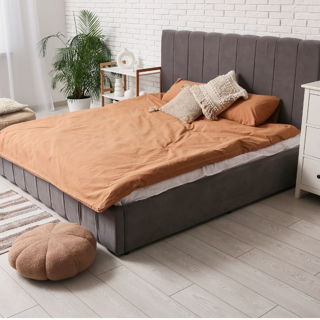 Opgedekte boxspring
