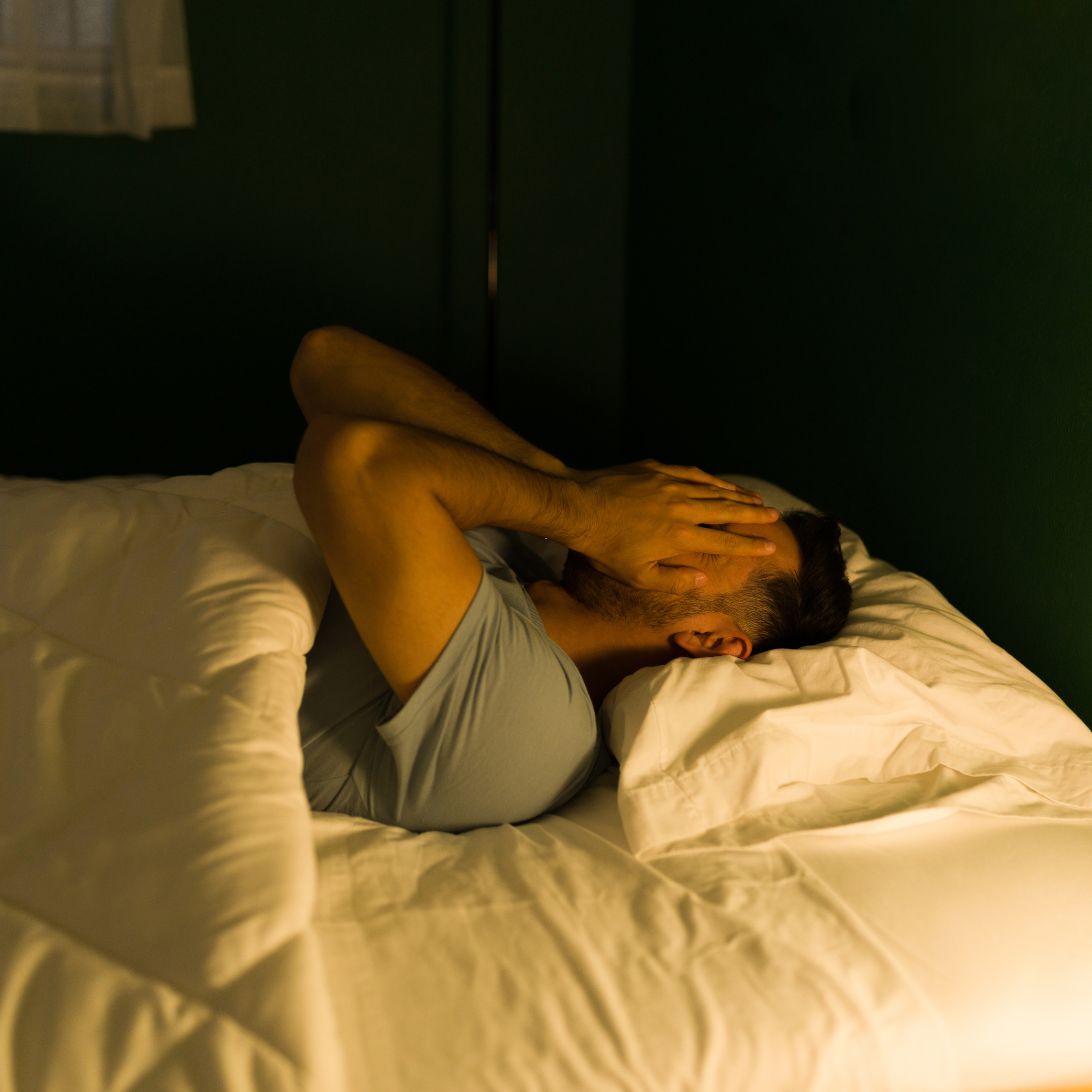 Man heeft last van slaapproblemen na 40e